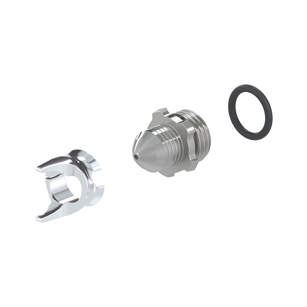 INFINITY 2024 Edelstahl SuperFine Luftkopf 0,44mm mit O-Ring & Nadelkappe
nur mit Titan Düse