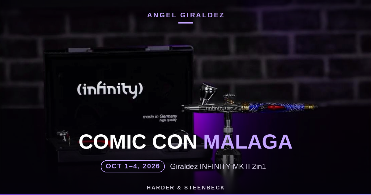 Ángel Giráldez & The Giraldez INFINITY MK II 2in1 Head to Comic Con Málaga