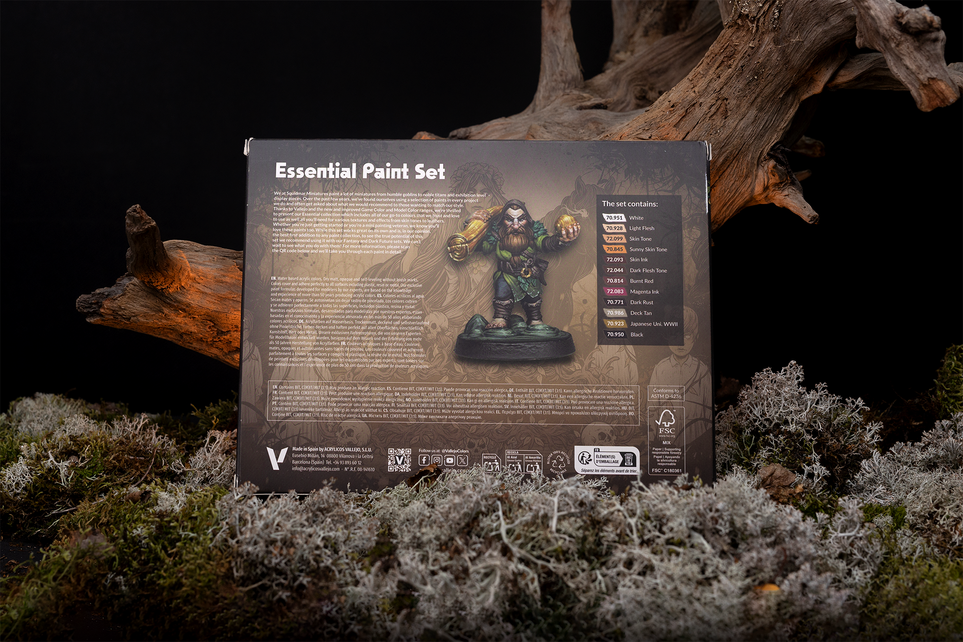 Squidmar Vallejo: The Essential Paint Set